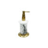 Sharp Calacatta Liquid Soap Dish