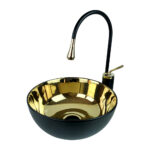 Black Gold Vessel Basin