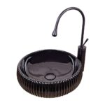 Black Serrated Vessel Basin
