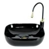 Black Countertop Vessel Basin