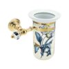 Stripe Gold Mounted Toothbrush Holder