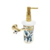 Stripe Gold Mounted Liquid Soap Dish