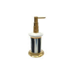 Stripe Gold Liquid Soap Dish