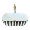 Stripe Countertop Vessel Basin