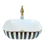Stripe Countertop Vessel Basin