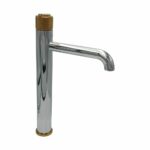Style Chrome Gold Tall Basin Mixer
