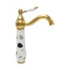 Terrazzo Gold Tall Basin Mixer