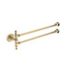 Tiger Gold Zebra Double Towel Bar
