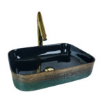 Amazonite 50 cm Decorative Countertop Vessel Basin