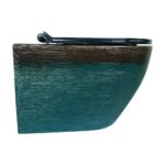 Amazonite Decorative Rimless Wall-Hung Toilet