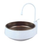 Aztek White Copper Vessel Basin