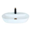 White Countertop Vessel Basin