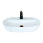 White Countertop Vessel Basin