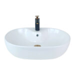 White Countertop Vessel Basin