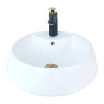 White Countertop Vessel Basin