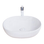 White Countertop Vessel Basin