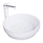 White Countertop Vessel Basin