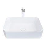 White Countertop Vessel Basin