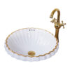 White Semi-Concealed Basin