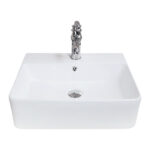 White Countertop Vessel Basin