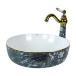 Biga Anthracite Countertop Vessel Basin