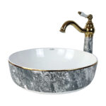 Biga Gray Countertop Vessel Basin