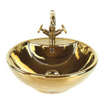 Bowl Gold Vessel Basin