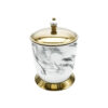 Calacatta White Gold Trash Bin