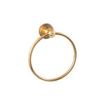 Crystal Gold Towel Ring