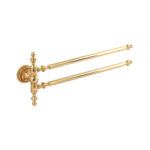 Crystal Gold Double Havlu Bar 60cm