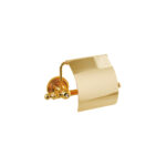 Crystal Gold with Lid Paper Holder