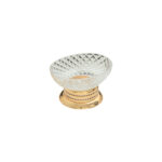 Crystal Gold Set Top Soap Dish