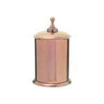 Crystal Rose Gold Trash Bin
