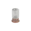 Crystal Rose Gold Set Top Toothbrush Holder
