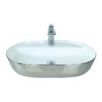 Silver White 60cm Countertop Vessel Basin