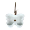 Farfalla 55 cm Decorative White Vessel Basin