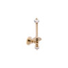 Ekose Gold Spare Toilet Paper Holder