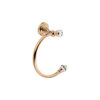 Geometrik Black Gold Towel Ring