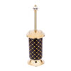 Geometrik Black Gold Toilet Brush