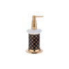 Geometrik Black Gold Liquid Soap Dish