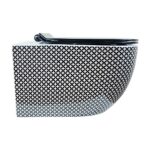 Geometrik Black White Wall-Hung Toilet