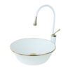 Kind White Gold Vessel Basin