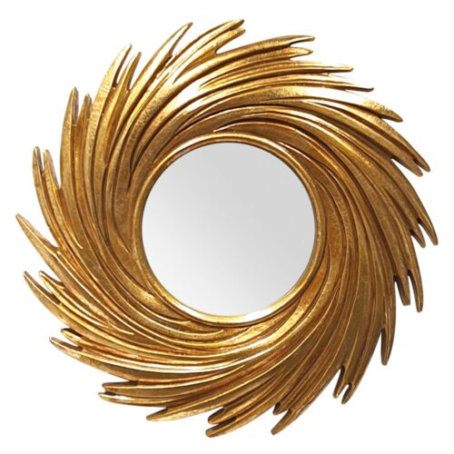 Lion 60 Cm Altın Ayna