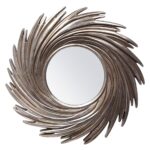 Lion 60 cm Silver Mirror