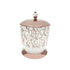 Marble Bronze Trash Bin