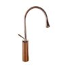 Minimal Rose Gold Tall Basin Mixer