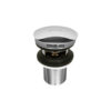 Pop-Up Basin Drain with Overflow Chrome