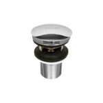 Pop-Up Basin Drain with Overflow Chrome