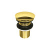 Pop-Up Basin Drain - Without Overflow Gold
