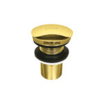 Pop-Up Basin Drain - Without Overflow Gold